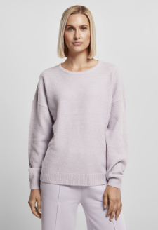 Ladies Chunky Fluffy Sweater softlilac