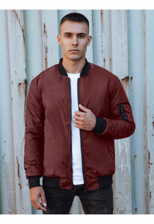 Kurtka męska bomber jacket bordowa Dstreet TX4931