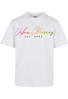 Boys Script Logo Tee white