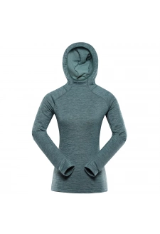 Dámská rychleschnoucí mikina ALPINE PRO ROLTA wasabi