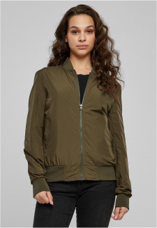 Ladies Light Bomber Jacket dark olive