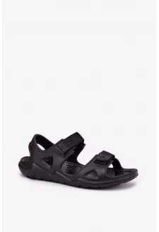 Piankowe Sandały Damskie Na Platformie Big Star RR274A512 Czarne