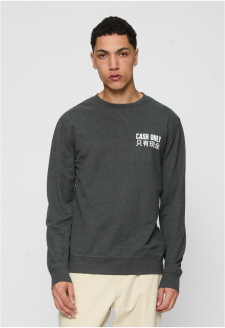 Cash Only Crewneck charcoal