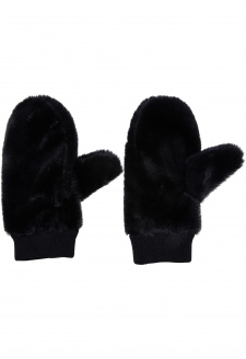 Teddy Mitten black