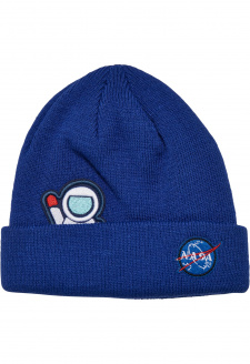 NASA Embroidery Beanie Kids royal