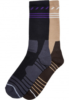 Hiking Performance Socks 2-Pack black/unionbeige