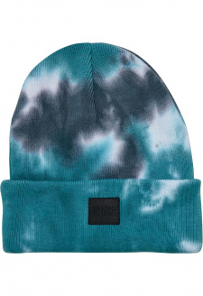 Tie Dye Beanie Kids grey/teal