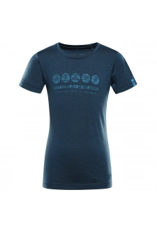 Dětské tričko z merino vlny ALPINE PRO MERENO 2 moroccan