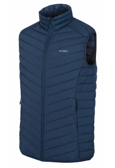Pánská péřová vesta Husky Dresles M blue