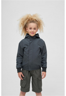 Kids Windbreaker Frontzip anthracite