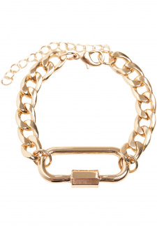 Fastener Bracelet gold