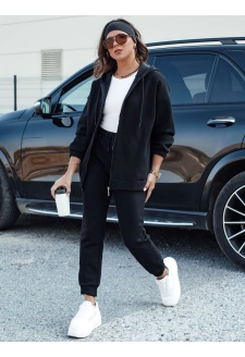 Komplet dresowy damski AMILIA PREMIUM czarny Dstreet AY1098