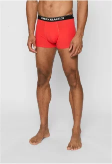 Organic X-Mas Boxer Shorts 3-Pack nicolaus aop+treegreen+popred