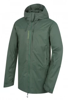Pánský hardshell kabát Nestia M green