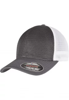 FLEXFIT 360 OMNIMESH CAP 2-TONE charcoal/white
