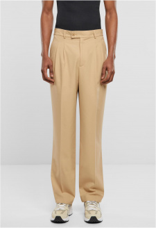 Double Pleated Pants unionbeige