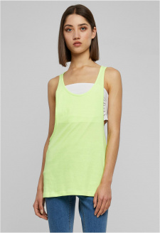 Ladies Loose Neon Tanktop neonyellow