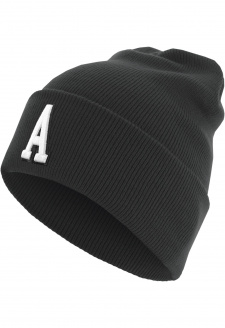 Letter Cuff Knit Beanie A