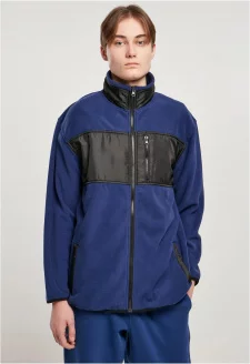 Patched Micro Fleece Jacket spaceblue
