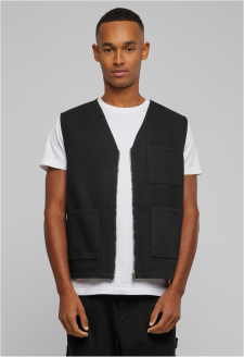 Organic Cotton Vest black