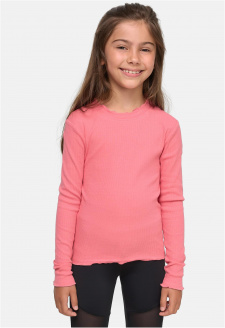 Girls Short Rib Longsleeve palepink