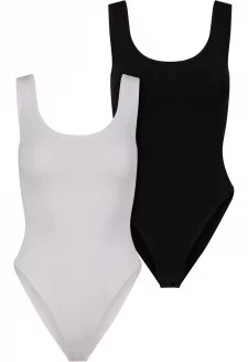 Ladies Organic Tank Body 2-Pack white+black