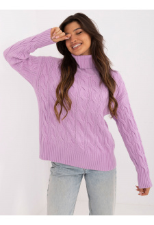 Sweter-AT-SW-23445.00-jasny fioletowy