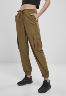 Ladies Viscose Twill Cargo Pants summerolive