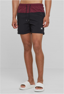 Block Swim Shorts cherry/black