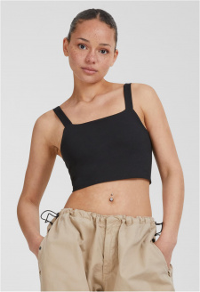 Ladies Cropped Top 2-Pack black/white