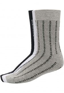 Fuck You Socks 3-Pack black/grey/white