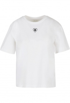 Good Vibes Only Heart Tee white