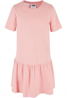 Girls Valance Tee Dress lemonadepink