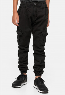 Boys Cargo Jogging Pants black