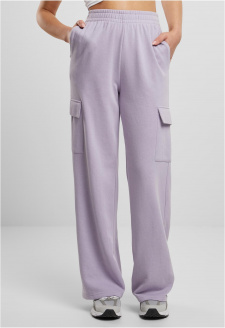 Ladies Baggy Light Terry Sweat Pants dustylilac