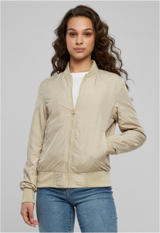 Ladies Light Bomber Jacket sand