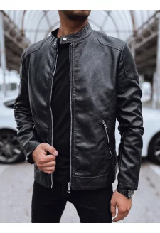 Kurtka męska skórzana czarna Dstreet TX4717