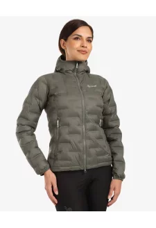 Dámská péřová bunda Kilpi ALBERTA-W Tmavě zelená Dámská péřová bunda Kilpi ALBERTA-W Tmavě zelená