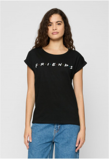 Ladies Friends Logo Tee black