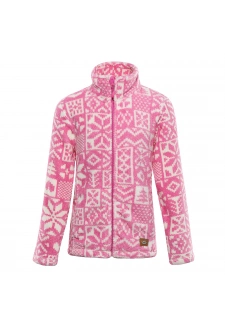 Dětská fleecová mikina ALPINE PRO EFLINO fuchsia fedora varianta pa