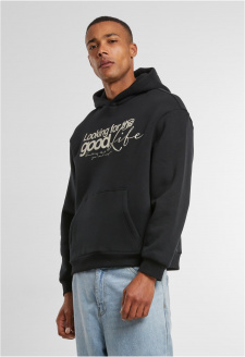 For The Good Fluffy Hoody black