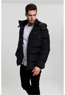 Hooded Puffer Jacket black