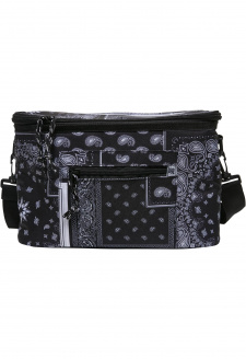 Bandana Patchwork Print Cooling Bag black/white