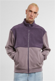 Colour Block Polar Fleece Jacket purplenight/fadedpurple