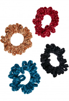 Fluffy Scrunchies 4-Pack wintercolor