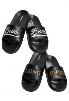 Slides 2-Pack black/white+black/gold