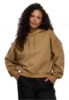 Ladies Cropped Heavy Hoody warmsand