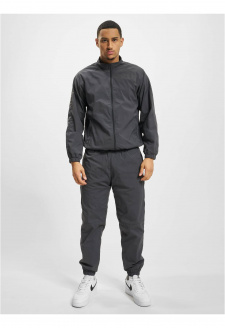 DEF Elastic plain track suit grey