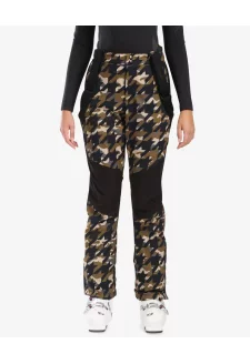 Dámské softshellové lyžařské kalhoty Kilpi TORIEN-W Khaki Dámské softshellové lyžařské kalhoty Kilpi TORIEN-W Khaki