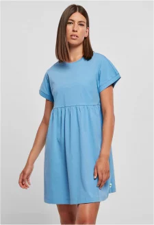 Ladies Organic Empire Valance Tee Dress horizonblue